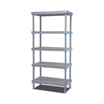 QUANTUM STORAGE SYSTEMS Millenia All Polymer Shelving Units QP184286SS-5 1 Each-MDL-QUAS184286SS5