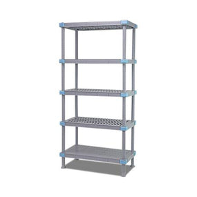 QUANTUM STORAGE SYSTEMS Millenia All Polymer Shelving Units QP213686V4S1 1 Each-MDL-QUAS2136864S1