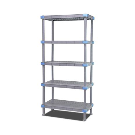QUANTUM STORAGE SYSTEMS Millenia All Polymer Shelving Units QP243050SS-5 1 Each-MDL-QUAS243050SS5