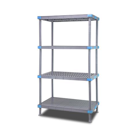 QUANTUM STORAGE SYSTEMS Millenia All Polymer Shelving Units QP244874V3S1 1 Each-MDL-QUAS2448743S1