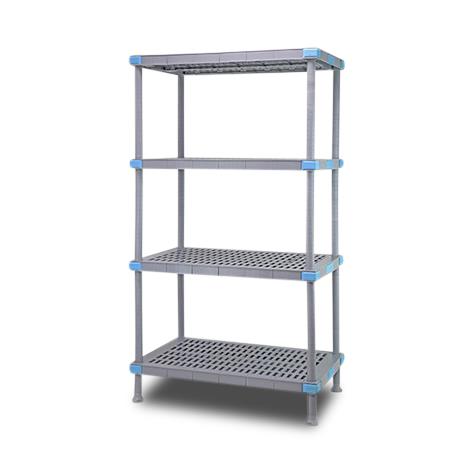 QUANTUM STORAGE SYSTEMS Millenia All Polymer Shelving Units QP245462VS-4 1 Each-MDL-QUAS245462VS4