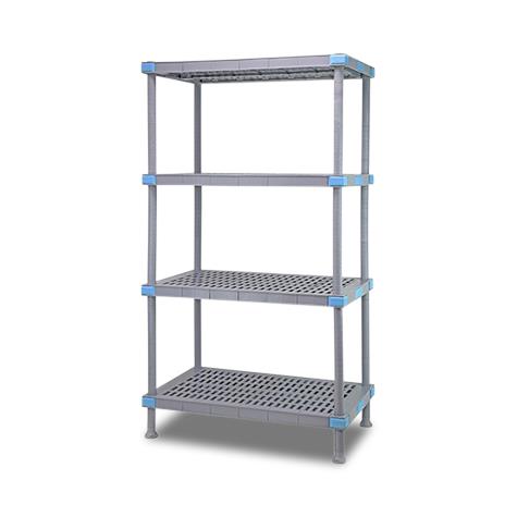 QUANTUM STORAGE SYSTEMS Millenia All Polymer Shelving Units QP245486VS-4 1 Each-MDL-QUAS245486VS4