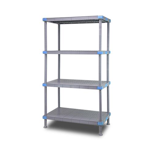 QUANTUM STORAGE SYSTEMS Millenia All Polymer Shelving Units QP246062SS-4 1 Each-MDL-QUAS246062SS4