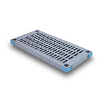 Millenia Shelving Vented Shelf, 21" x 72", All Polymer Shelves and Unit Accessories - QP2172VS - 1 Each