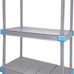 Millenia All Polymer Shelves and Shelving Unit Accessories - QPLH17C - 1 Each - MDL-QUASSLH17C