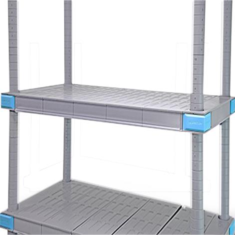 Millenia All Polymer Shelves and Shelving Unit Accessories - QPLH41C - 1 Each - MDL-QUASSLH41C