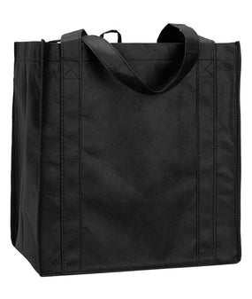 Ultraclub Reusable Tote Bag R3000-BLACK - 1.0 Each - MDL-R3000BKNS