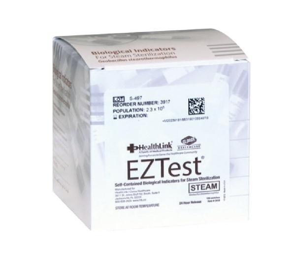 HEALTHLINK, INC EZ-Test biological Indicator Packs 3917 25 Each - MDL-RAH3917