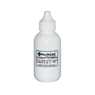 Healthlink Potassium Hydroxide 20% Stain with DMSO, 30 mL, ORM-D Drop Bottle - 400526 - 1 Each