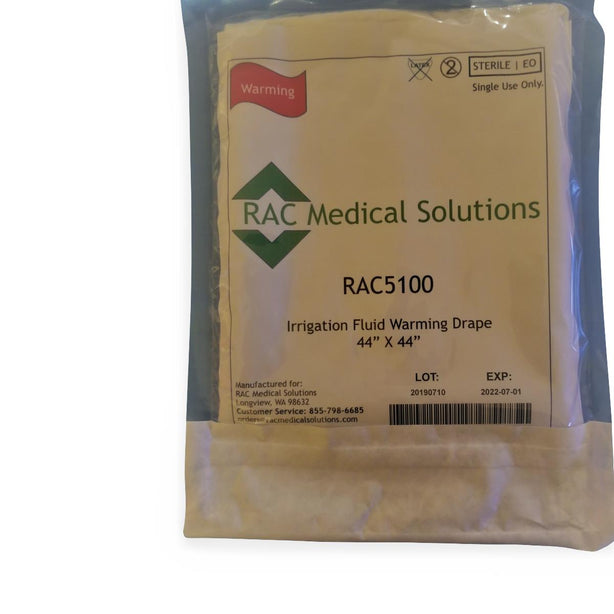 Rac Medical Solutions LLC RAC Fluid Warming and Irrigation Drapes RAC5100 24.0 Each-MDL-RAORAC5100