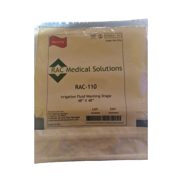 Rac Medical Solutions LLC RAC Fluid Warming and Irrigation Drapes RAC5110 24.0 Each-MDL-RAORAC5110