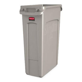 RUBBERMAID Vented Slim Jim Containers FG354060BEIG 4 Each - MDL-RBMFG354060BG