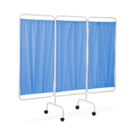 R & B Wire Products Inc 3-Panel Antimicrobial Privacy Screens PSS-3CUS/AML/PB - 1.0 Each