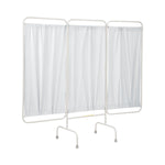 R & B Wire Products Inc 3-Panel Antimicrobial Privacy Screens PSS-3US/AML/WHT - 1.0 Each