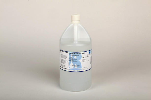 Ricca Chemical R7350000-4A Sodium Hydroxide, 0.100 Normal (N/10), 4 L, Plastic - MDL-RCCR73500004A - 1 Each