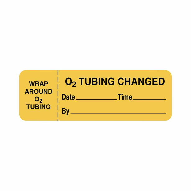 O2 Tubing Labels by Centurion - RCL766 - 3 Roll - MDL-RCL766