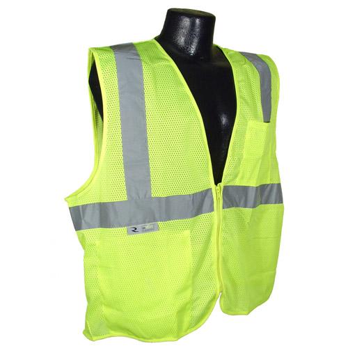 Economy Safety Vests - SV25-2ZGM-XL - 1 Each - MDL-RDASV252ZGMXL