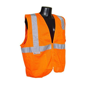 Radians SV25 Economy Class 2 Self-Extinguishing Safety Vests - SV25-2ZOM-XL - 1 Each - MDL-RDASV252ZOMXL