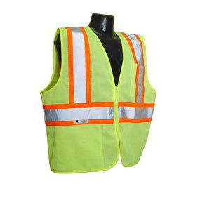 Radians SV25 Economy Class 2 Self-Extinguishing Safety Vests - SV225-2ZGM-XL - 1 Each - MDL-RDAV2252ZGMXL