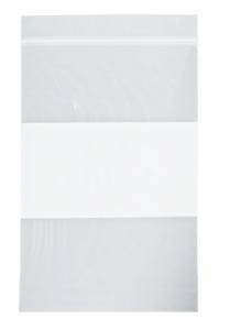 Clear 2 Mil Reclosable Bags with White Block - B13 - 1000 Each - MDL-RDPB13