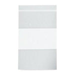 Clear 2 Mil Reclosable Bags with White Block - B21 - 1000 Each - MDL-RDPB21
