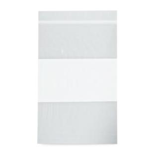 Clear 2 Mil Reclosable Bags with White Block - B24 - 1000 Each - MDL-RDPB24