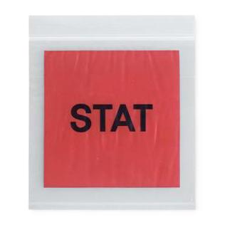 Stat Printed 3 Wall Reclosable Paperwork Pouches - B30 - 1000 Each - MDL-RDPB30