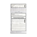 Rd Plastics Co Inc Patient's Medicine Personal Property Inventory Bag G203 - 250.0 Each