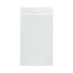 Hang Hole Reclosable Zip Bag, Clear, 2 Mil, 3" x 5" - Q115 - 1000 Each