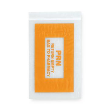 Rd Plastics Co Inc Orange PRN 2Mil Pharmacy Bags Q12 1000.0 Each-MDL-RDPQ12