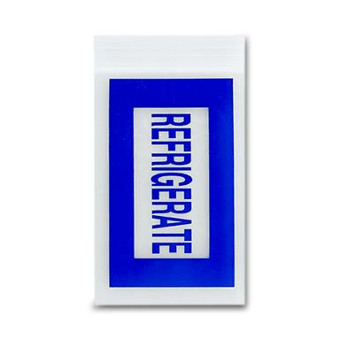 RD PLASTICS CO INC "Refrigerate" Labeled Bags with Zip Closure Q13 1000 Each - MDL-RDPQ13