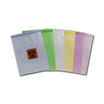 Rd Plastics Co Printed 2 Wall Q369 Tinted Biohazard Specimen Bag, Zip Closure, 12" x 15", Pink - MDL-RDPQ369 - 1000 Each