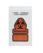 Rd Plastics Co Inc RD Plastics Biohazard-Printed 3-Wall Reclosable Bags Q601 1000.0 Each-MDL-RDPQ601