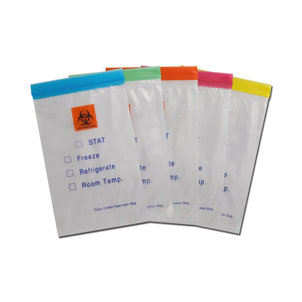 RD Plastics Biohazard Specimen Transport Bags - Q611 - 1000 Each - MDL-RDPQ611