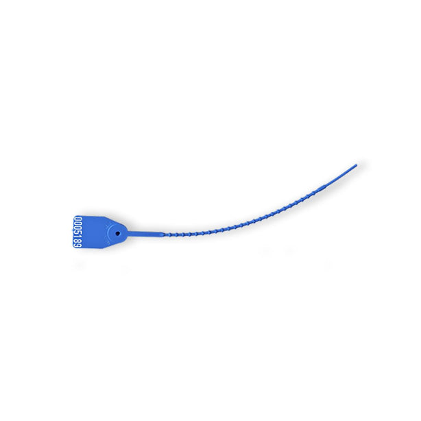 Rd Plastics Co Pull Tight Heavy-Duty Security Seal, Numbered, Blue - R31 - 100 Each