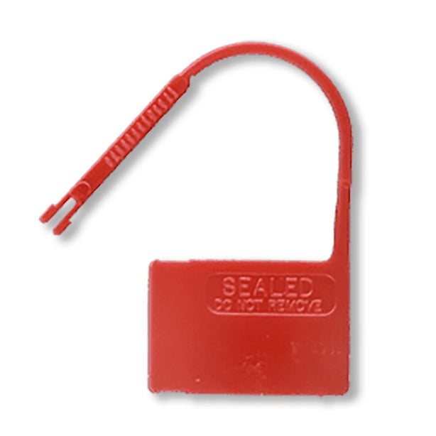 Rd Co Padlock-Style Security Plastic Padlock Seal, Yellow, No Numbers - RDPR72