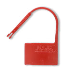Rd Co Padlock-Style Security Plastic Padlock Seal, Red, Sequential Numbered - RDPR80