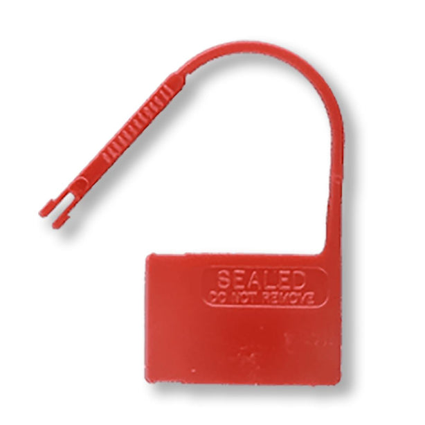 Rd Co Padlock-Style Security Plastic Padlock Seal, Green, Numbered - RDPR81