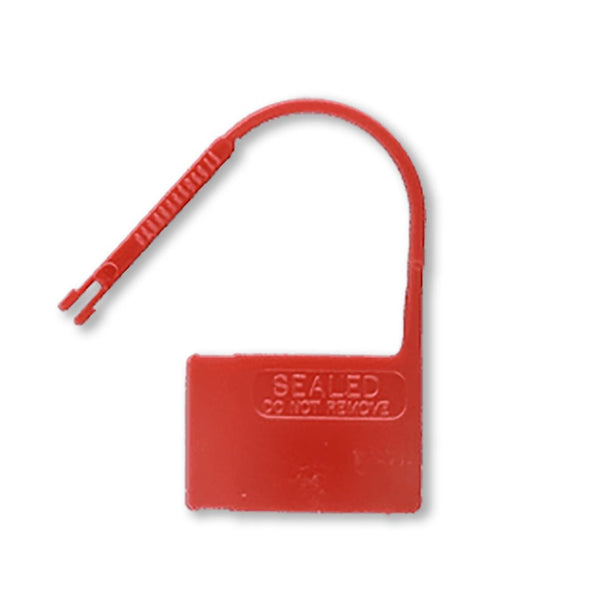 Rd Co Padlock-Style Security Plastic Padlock Seal, Yellow, Sequential Numbered - RDPR82