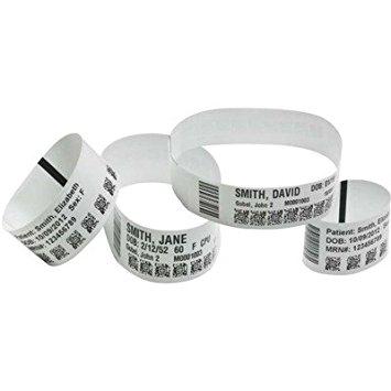 Zebra Technologies UltraSoft Z-Band Wristband, Adult, Soft, 1" x 11", Blue - ZE.10015355-2K - 1050 Each