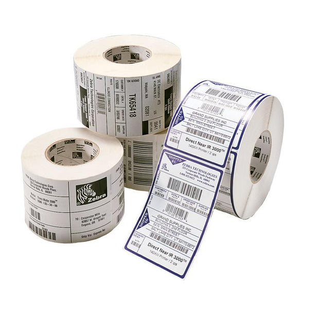 ZEBRA TECHNOLOGIES CORP Thermal Transfer Printer Labels ZE.10011977 4 Roll-MDL-RDZZE10011977