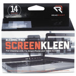 Advantus Corporation ScreenKleen Alcohol-Free Wet Wipes RR1291 - 14.0 Each