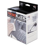 Advantus Corporation PhoneKleen Cleaning Wipes RR1303 - 72.0 Each