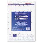 REDIFORM OFFICE PRODUCTS Brownline Twin Wire-Bound Wall Calendars C171102 1 Each - MDL-REDC171102
