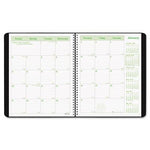 REDIFORM OFFICE PRODUCTS Brownline Eco Logix Recycled Monthly Planners CB435WBLK 1 Each - MDL-REDCB435WBLK