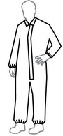 Tychem Series 125 CPF 3 Coveralls - C3125TTN3X000600 - 6 Each - MDL-REG125TTN3X00