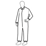 DUPONT Tyvek IsoClean Coveralls without Hood IC181SWHLG002500 25 Each - MDL-REG181SWHLG00