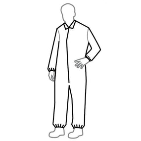 Tyvek IsoClean Coveralls without Hood - IC181SWHMD002500 - 25 Each - MDL-REG181SWHMD00