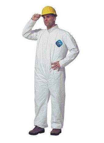 Tyvek 400 Zip Front Coveralls without Hood - TY120SWH7X002500 - 25 Each - MDL-REG20SWH7X00