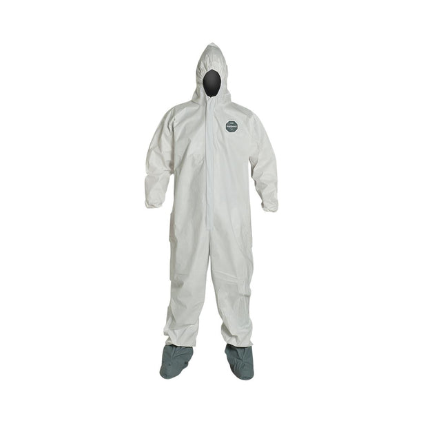 Dupont ProShield NexGen Series 122 White Coveralls with Attached Hood NG122SWH5X002500 25.0 Each-MDL-REG22SWH5X002